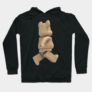 wood bearbrick Hoodie